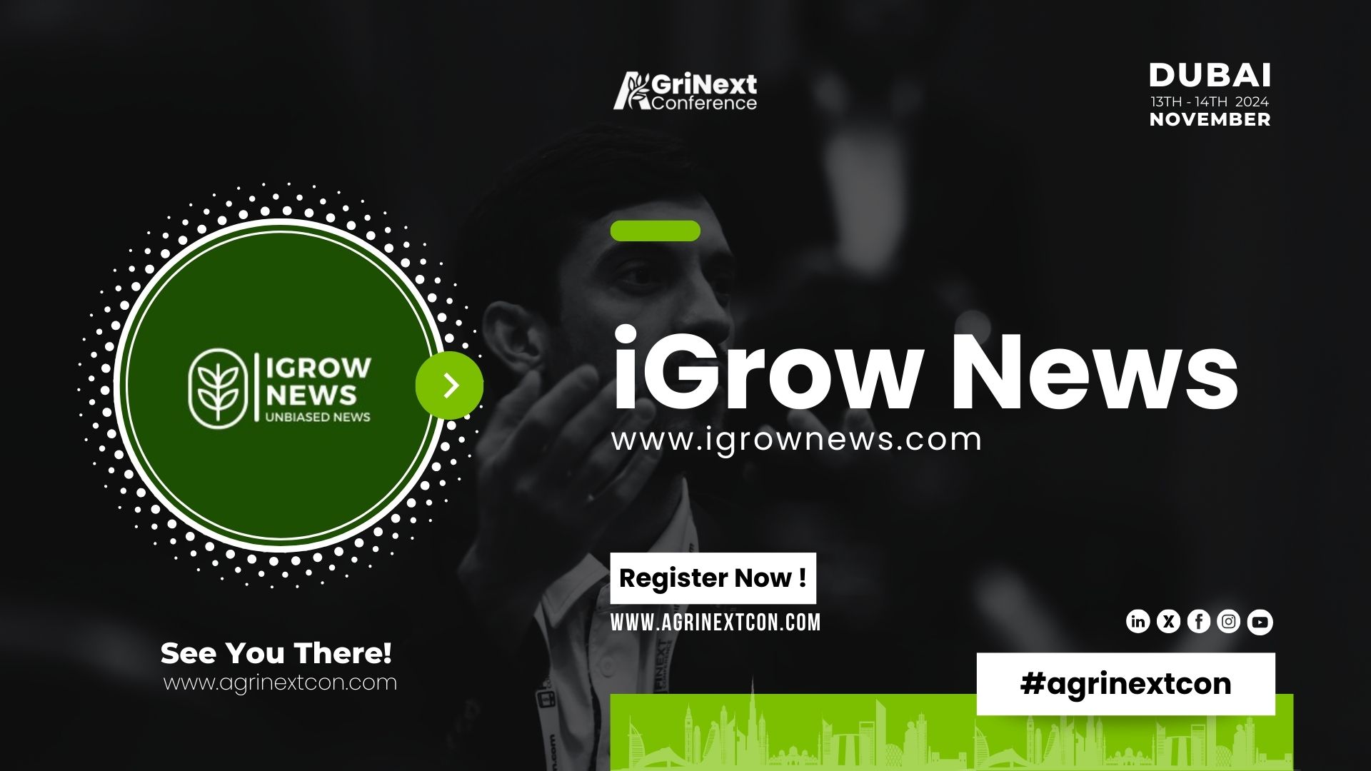 Empowering Agriculture: iGrow News at the AgriNext Awards & Conference