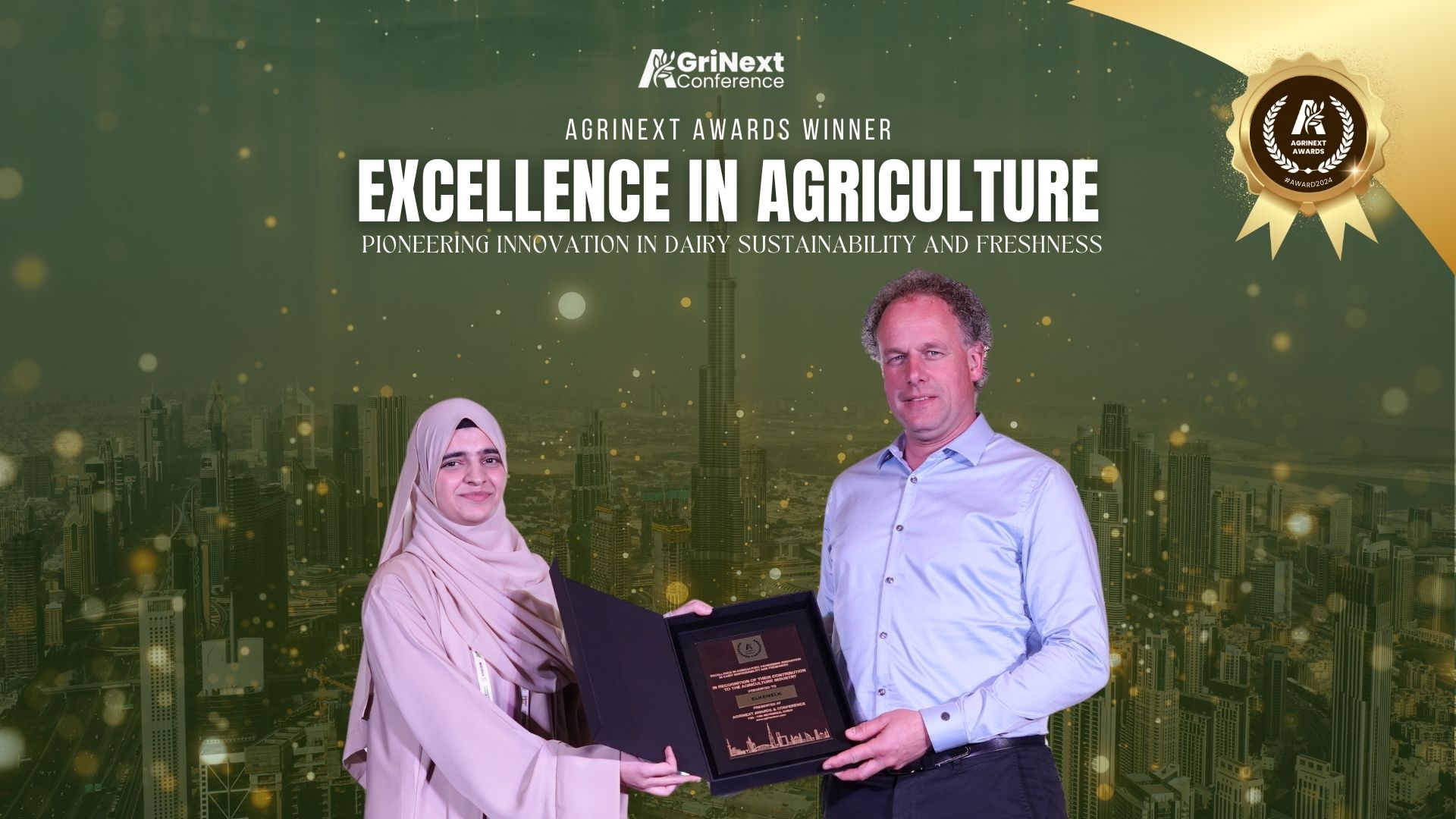 ElkeMelk Honored with Excellence in Agriculture Award for Pioneering Innovation in Dairy Sustainability and Freshness