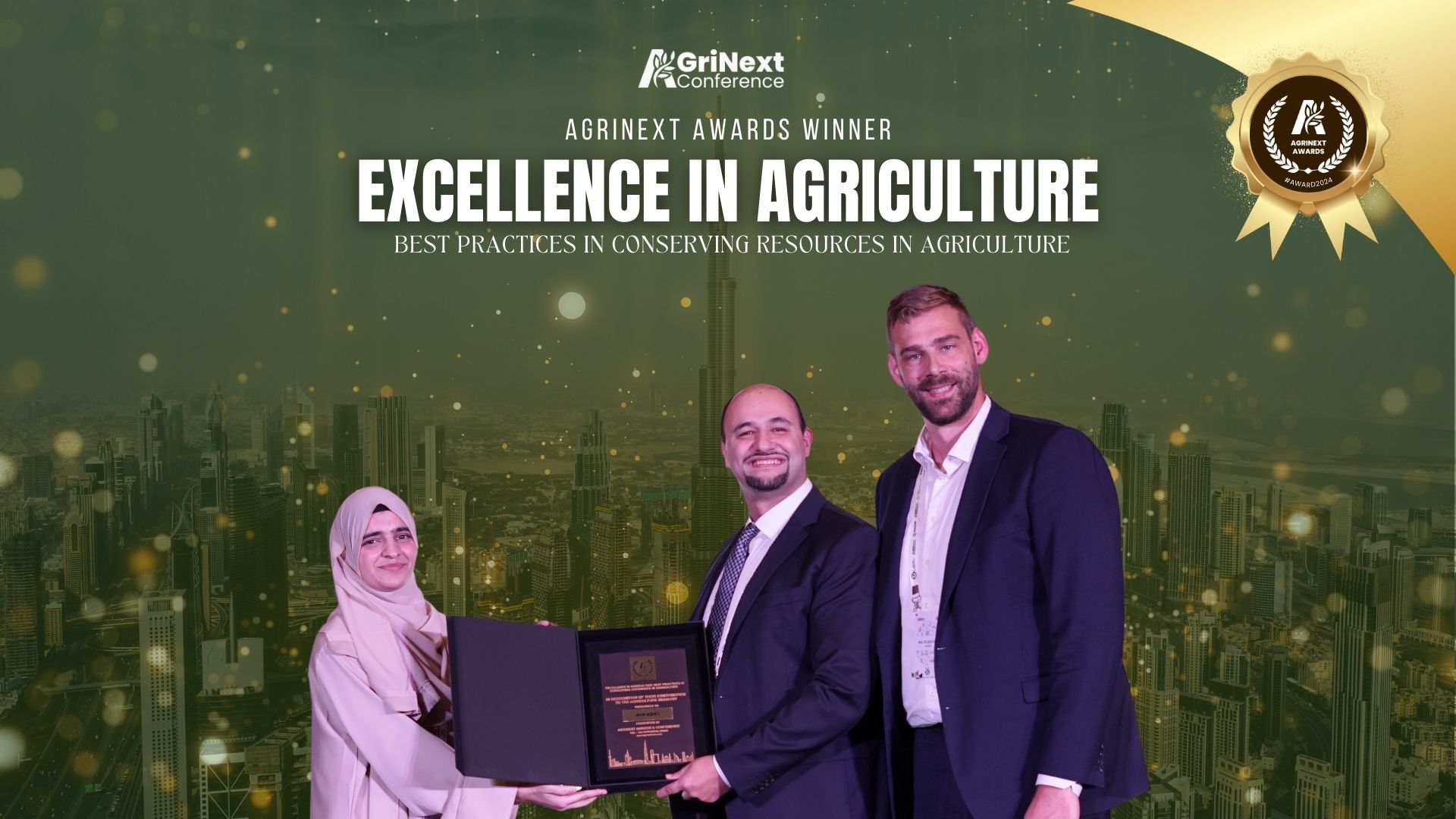 Aya Kenz Awarded for Excellence in Agriculture: Best Practices in Conserving Resources